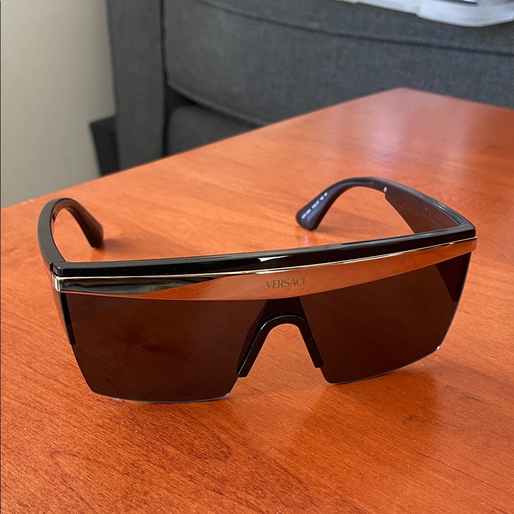 Versace Black & Gold Sunglasses